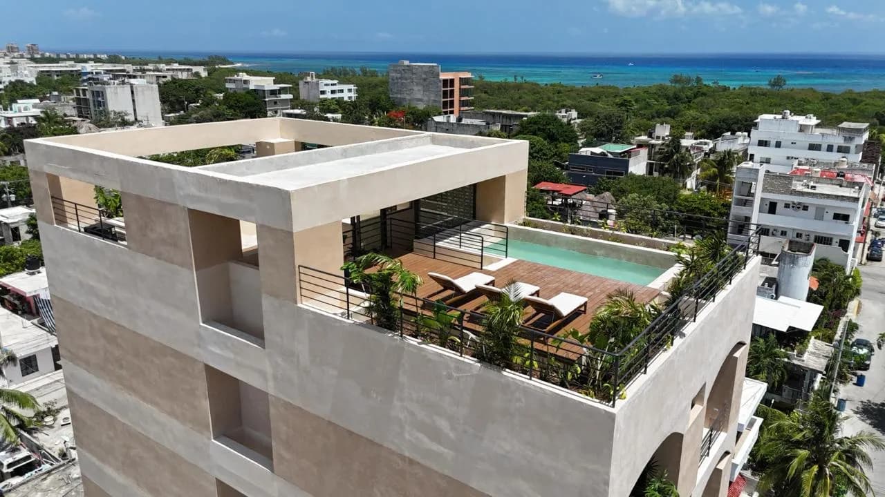 NALÚ UNIDAD DE 41M2 - VISTA AL MAR - LLAVE EN MANO - PLAYA DEL CARMEN